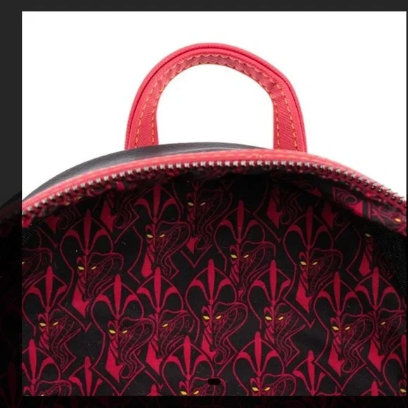 Loungefly NWT Disney Jafar Villains Scene Mini Backpack with Bold Colors - Picture 3 of 5
